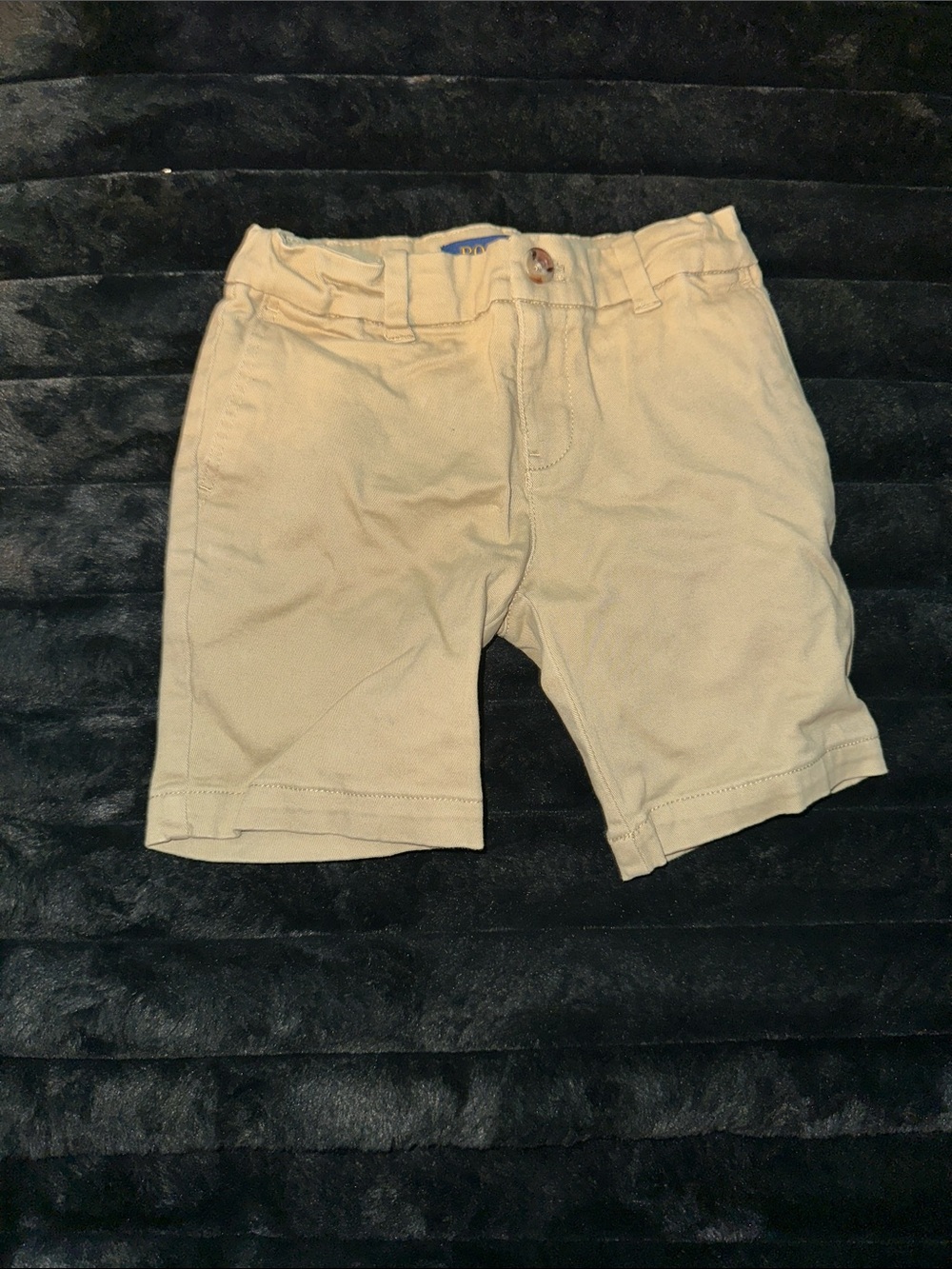 Polo by Ralph Lauren Khaki Shorts with Navy Label